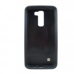 Wholesale LG Tribute 5 K7 Iron Shield Hybrid Case (Rose Gold)